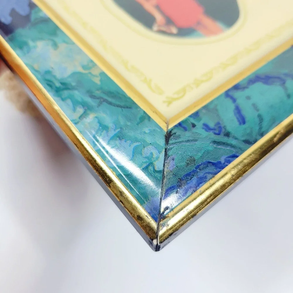 Vintage 90s Floral Collage 6 Photo Frame Table Top Cottagecore